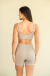 Short seamless bege - loja online