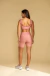 Short bolso running rosa claro - loja online
