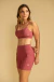 Shortinho bolso running rosa seco - comprar online