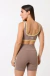 Short lateral viés nude c/ amarelo - comprar online
