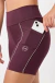Short vivo running vinho
