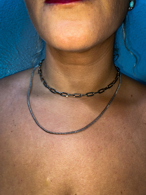 Colar duplo Girassol