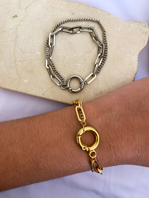 Pulseira Dupla Girassol