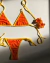 MICRO BIKINI CAPRI NARANJA CON AMARILLO - comprar online