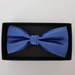 Gravata Borboleta Jacquard Lisa Azul Petróleo - comprar online