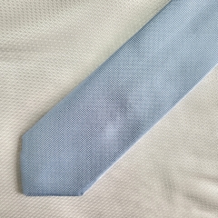 Gravata Slim Jacquard Azul Serenity Lisa Trabalhada - comprar online