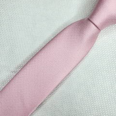 Gravata Slim Jacquard LIsa Trabalhado Rosa na internet