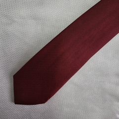 Gravata Slim Jacquard Lisa Trabalhado Marsala - comprar online