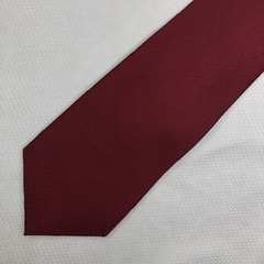Gravata Semi- Slim Jacquard Lisa Trabalhada Marsala - comprar online