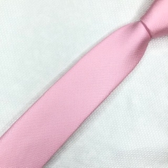 Gravata Semi- Slim Jacquard Lisa Trabalhada Rosa na internet