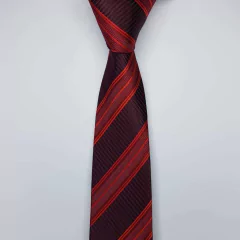 Gravata Semi-Slim Jacquard Bordô Listrada na internet