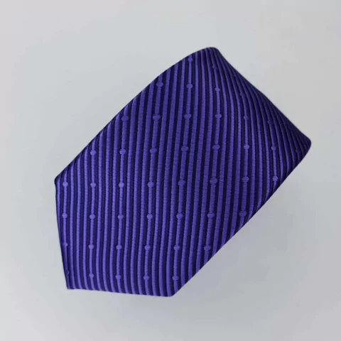 Gravata Slim Jacquard Roxa Listrada