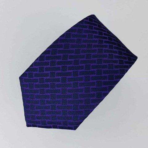 Gravata Slim Jacquard Roxa Trabalhada