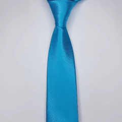 Gravata Clássica Jacquard Azul Turqueza trabalhada na internet
