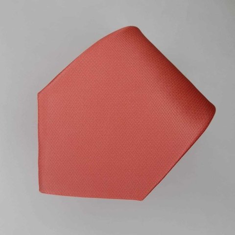Gravata Clássica Jacquard Salmão trabalhada