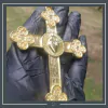 Cruz Peitoral Sagrado Coração de Jesus