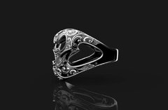 Anel de Prata Caveira - Skull Mask na internet