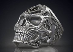 Anel de Prata Caveira - Skull