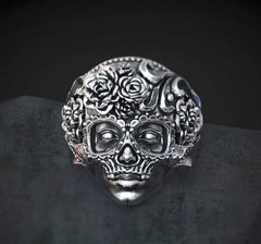 Anel de Prata Caveira - Mexican Skull na internet