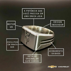 Anel Camaro V8 Chevrolet na internet
