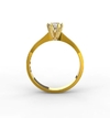 ANEL DE NOIVADO OURO AMARELO E DIAMANTE 30 PONTOS - LOVE 30 - comprar online