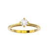 ANEL DE NOIVADO EM OURO AMARELO EM DIAMANTE 20 PONTOS- TRUST20 - comprar online