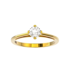 ANEL DE NOIVADO OURO AMARELO DIAMANTE DIAMANTE DE 30 PONTOS - TRUST30 - comprar online