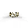 Piercing em Prata banhado a Ouro 18K com Cristais - comprar online