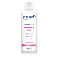 Dermaglós Facial Agua Micelar x 400 ml