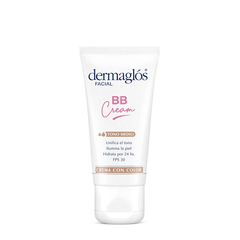 Dermaglós Facial Crema con Color BB Cream Tono Medio con FPS 30 x 50 gr