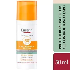 EUCERIN Sun Gel Crema Oil Control Tono Claro SPF50+ 50ml
