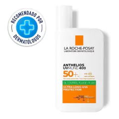 LA ROCHE POSAY Anthelios Fluido Toque Seco Sin Color de 50ml