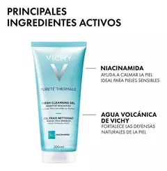 VICHY Purete Thermale Gel Fresco Limpiador x 200 ml. - comprar online