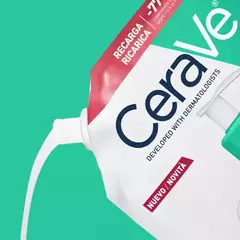 CERAVE REFILL LIMPIADOR ESPUMOSO 473ML - comprar online