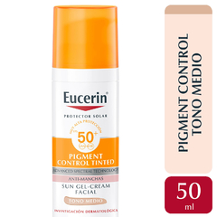 EUCERIN SUN PIGMENT CONTROL TINTED TONO MEDIO FPS50+ X 50 ML