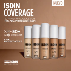 Imagen de ISDIN coverage spf 50 color sand x 30gr