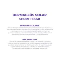 Dermaglos Solar FPS 50 Sport 100ml