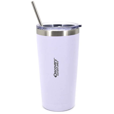 VASO 600ml TERMICO CON TAPA Y SORBETE DISCOVERY ADVENTURE