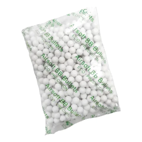 BALINES 6mm 0.12grs PLASTICOS x200 GOLDEN BALL