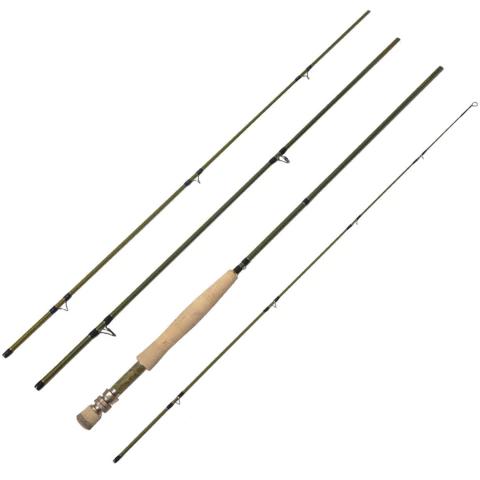 CAÑA DE MOSCA 5# ZT 905 4 TRAMOS GREY GULL