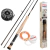 COMBO DE MOSCA 5/6# BROWN FLY 9056 270cm 3 TRAMOS WATERDOG