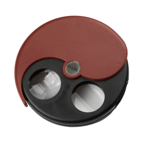 LUPA DE MANO PLEGABLE 5x-12x25mm HOKENN