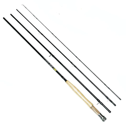 CAÑA DE MOSCA 6# BLACKFLEX 906 4 TRAMOS GREY GULL