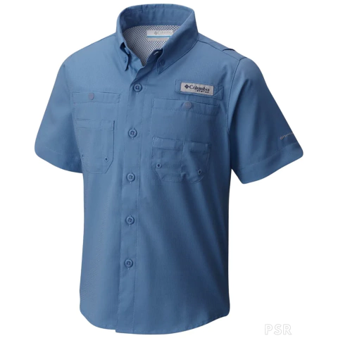 CAMISA TAMIAMI MANGA CORTA NIÑO COLUMBIA