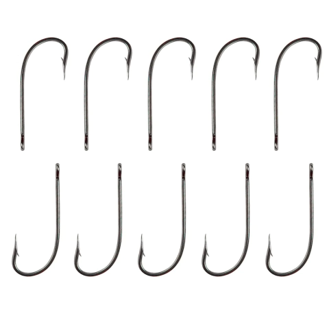 ANZUELO GARRA DE AGUILA MARRON PACK x10 ROLL INOX