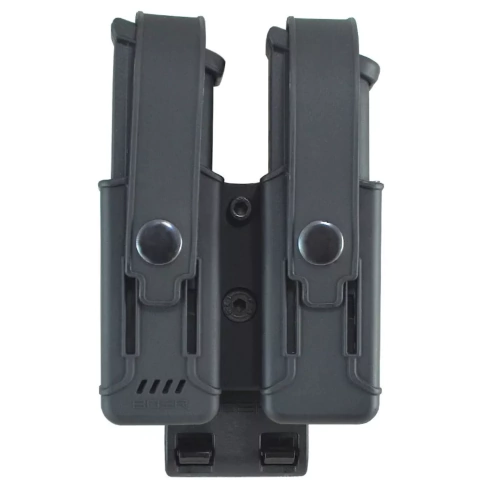 PORTA CARGADOR UNIVERSAL DOBLE POLIMERO CON TAPA BOER