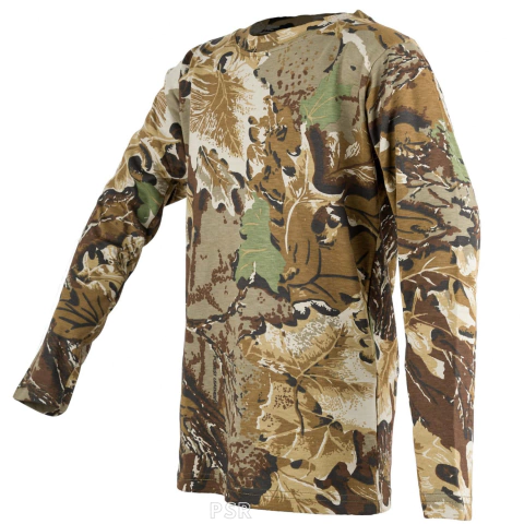REMERA MANGA LARGA ALGODON CAMUFLADA NIÑO FOREST