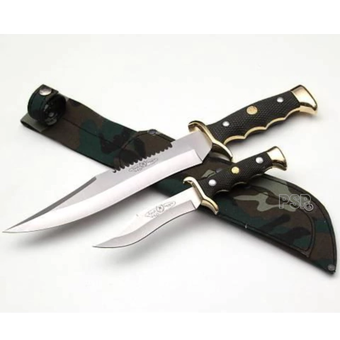 JUEGO DE CUCHILLOS x2un CON FUNDA 2004-K MIGUEL NIETO