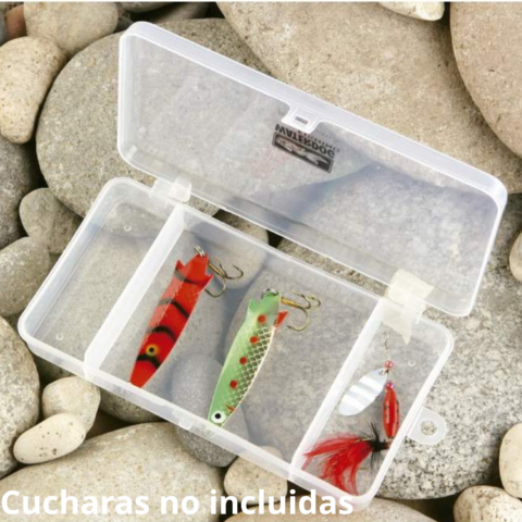 CAJA DE PESCA SIMPLE 133x62x25mm WATERDOG