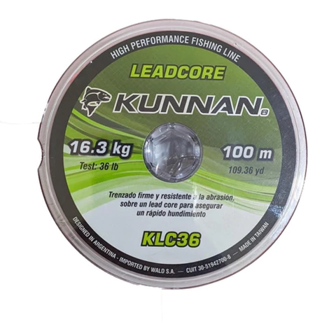 LINEA DE PROFUNDIDAD PLOMO CORE 36 KUNNAN